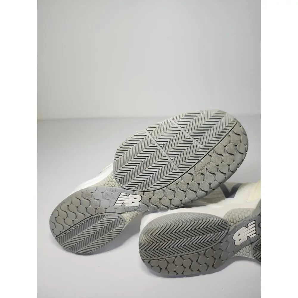 New Balance Women’s 896 Court Shoes White Grey Sz 10 Lace Up Athletic Support